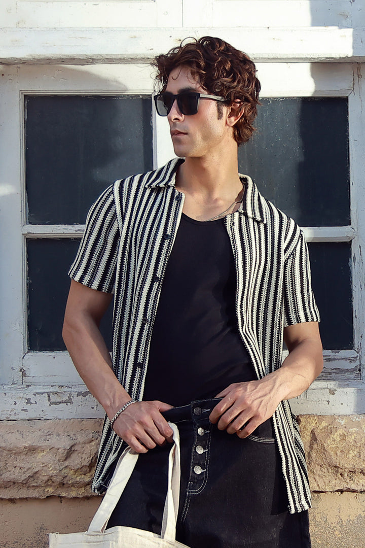 Textured Cuban Shirt