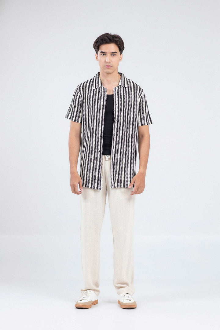 Textured Cuban Shirt