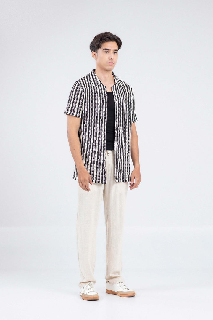 Textured Cuban Shirt