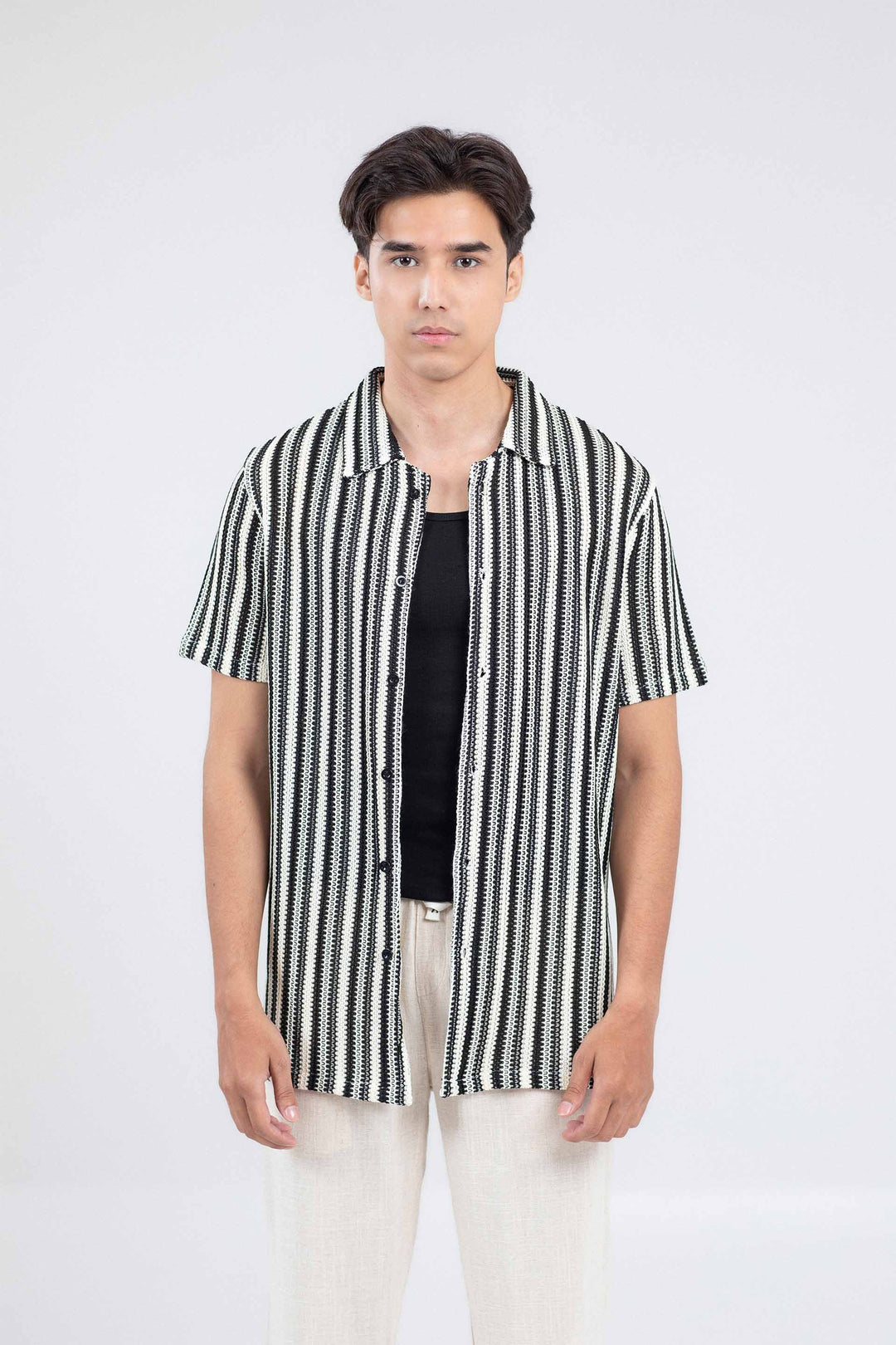 Textured Cuban Shirt