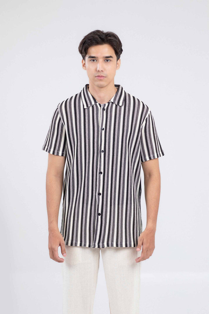 Textured Cuban Shirt