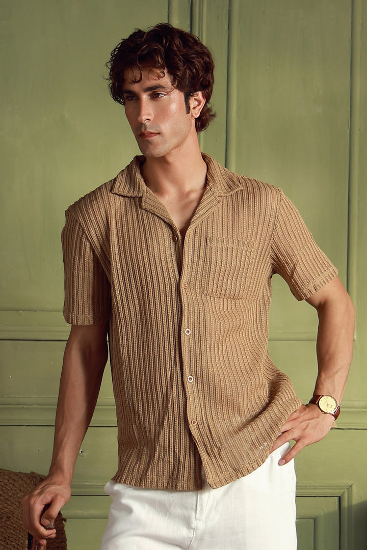 Textured Cuban Shirt