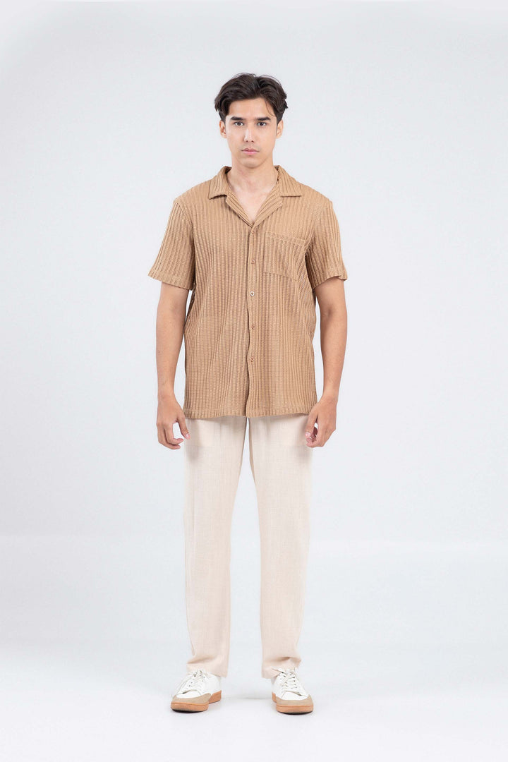 Textured Cuban Shirt