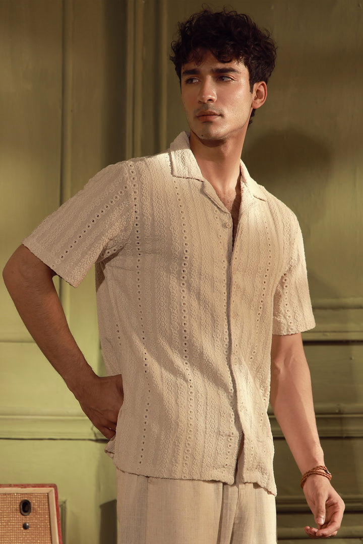 Textured Cuban Shirt