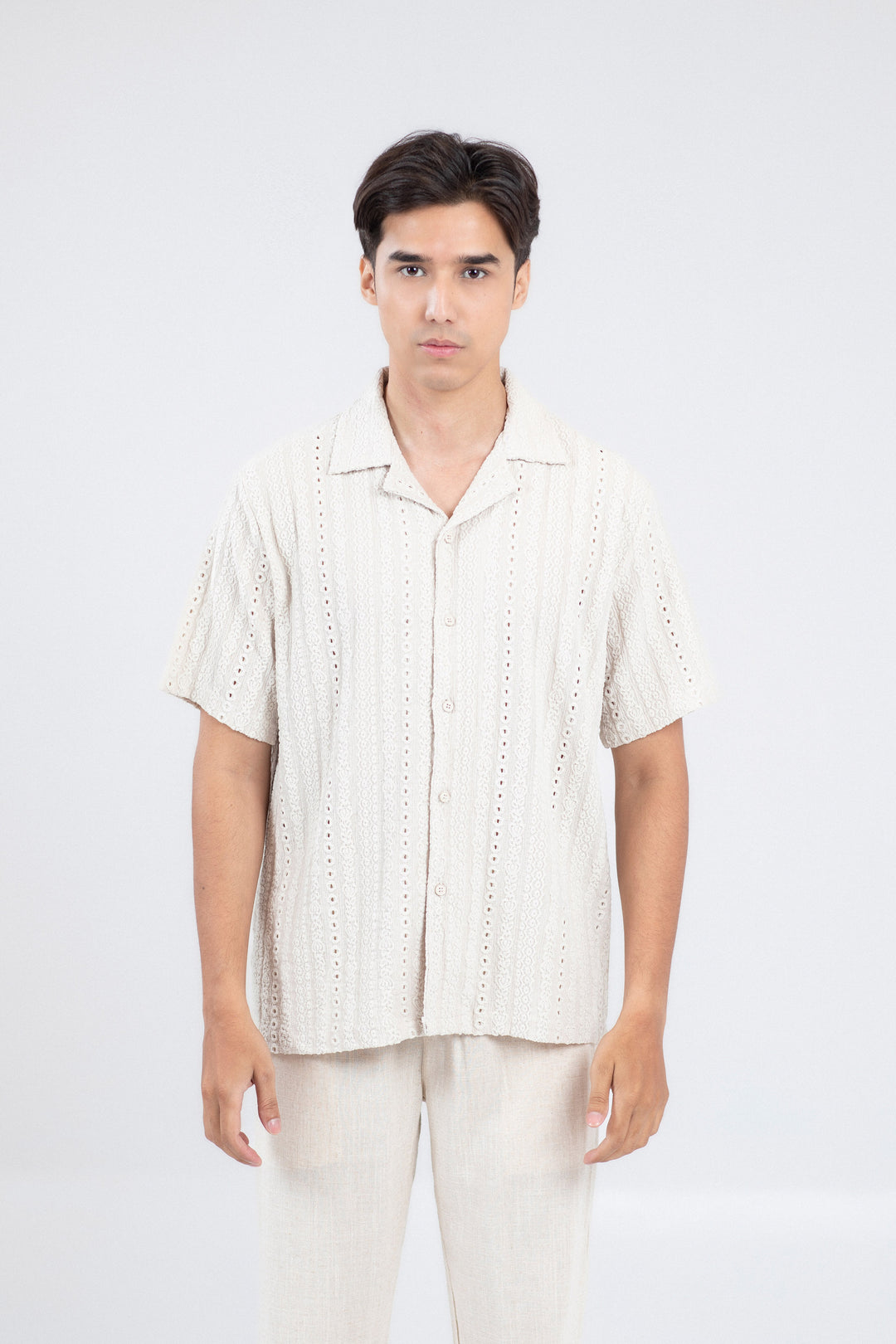 Textured Cuban Shirt