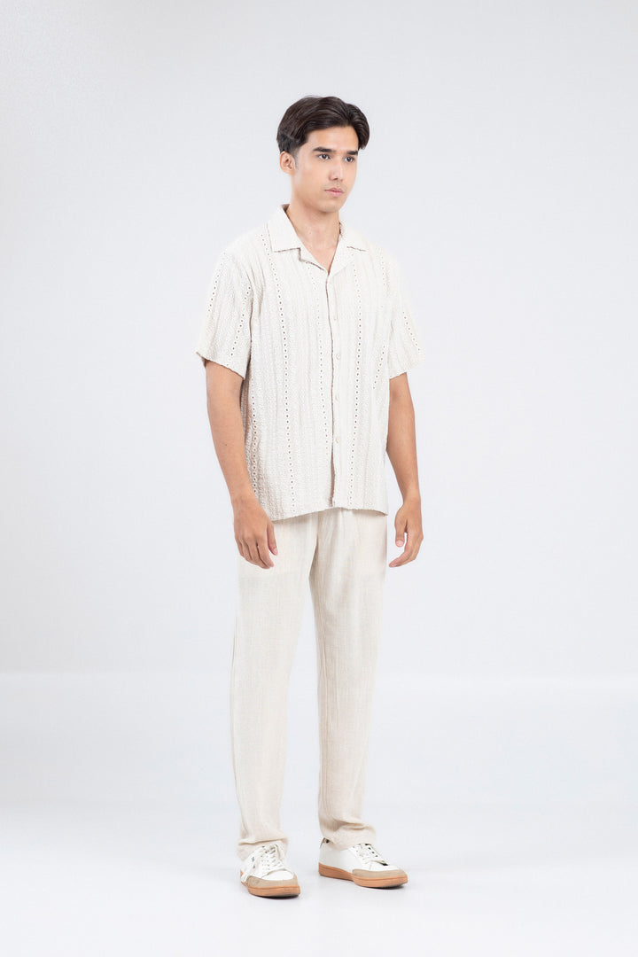 Textured Cuban Shirt