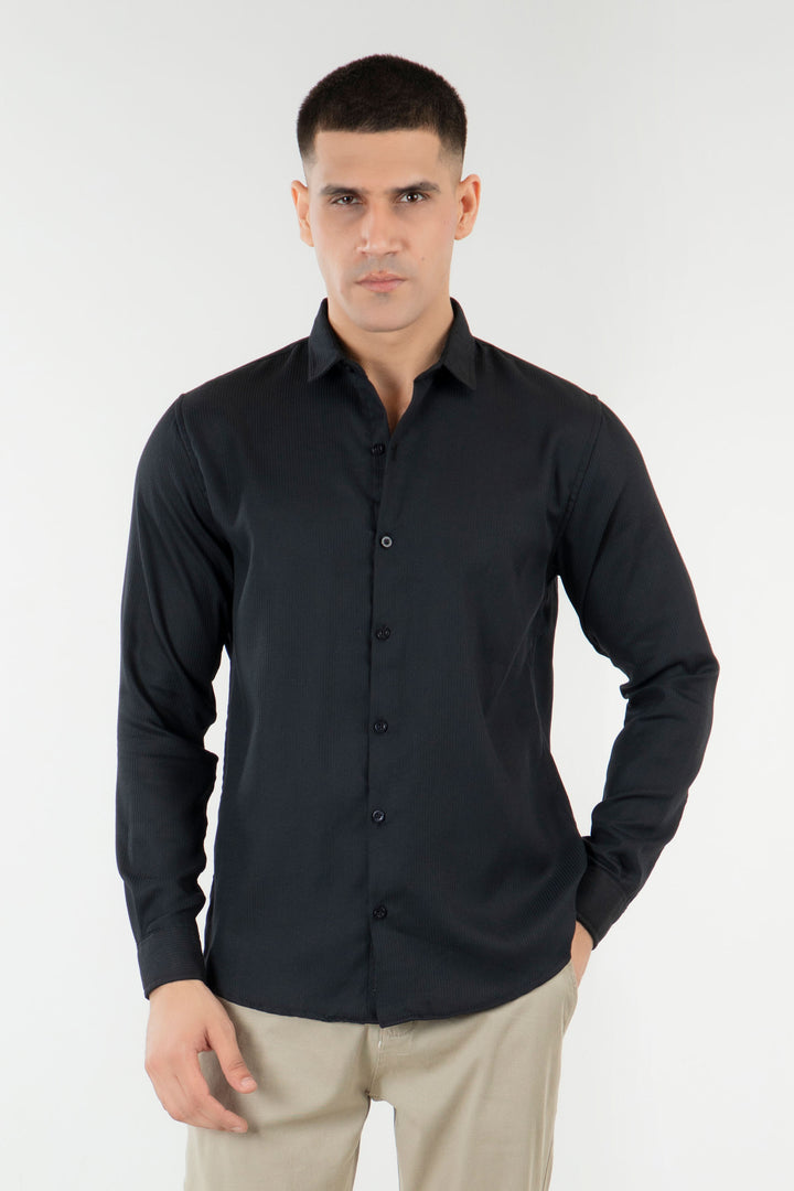 Textured Slim Shirt
