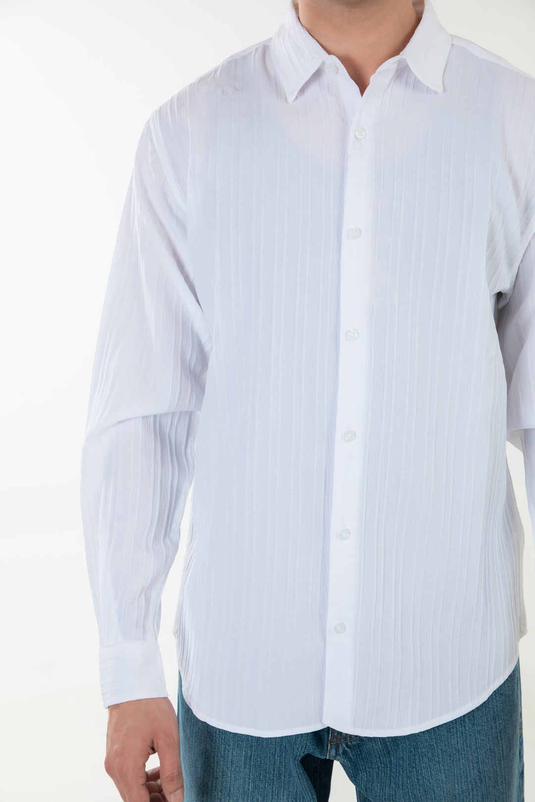 Textured Slim Shirt