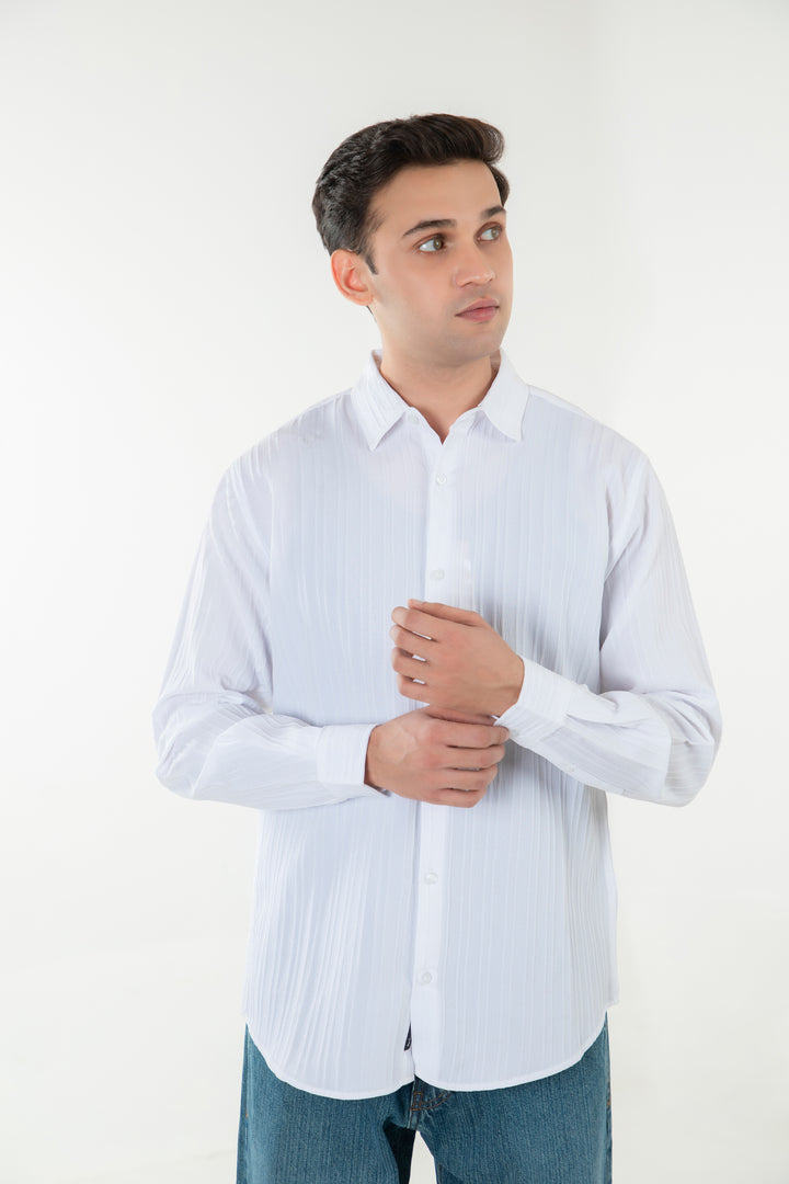 Textured Slim Shirt