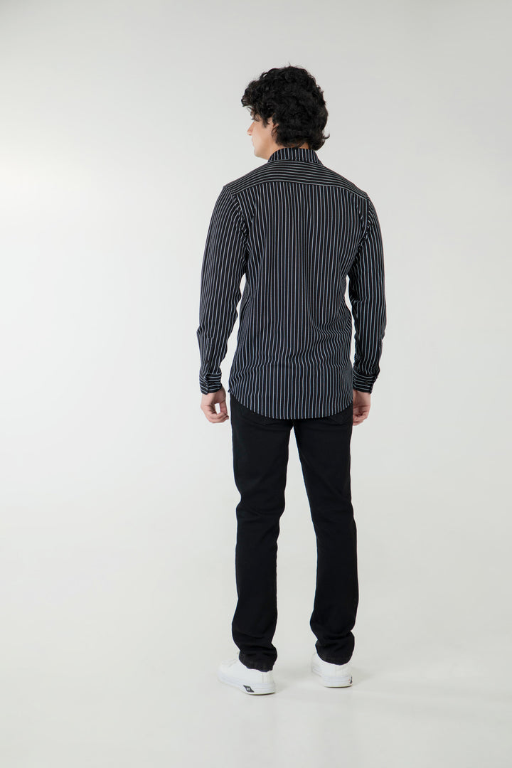 Slim Fit Stripe Shirt