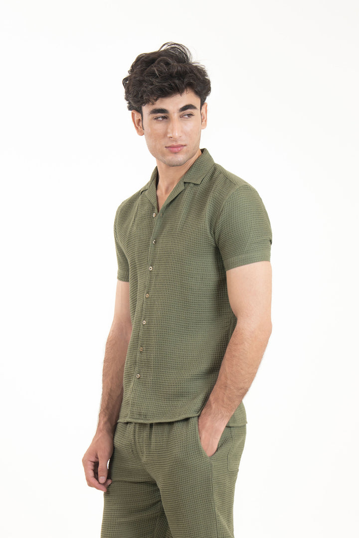 Relax Fit Textured Shirt