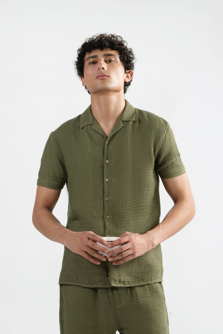 Relax Fit Textured Shirt