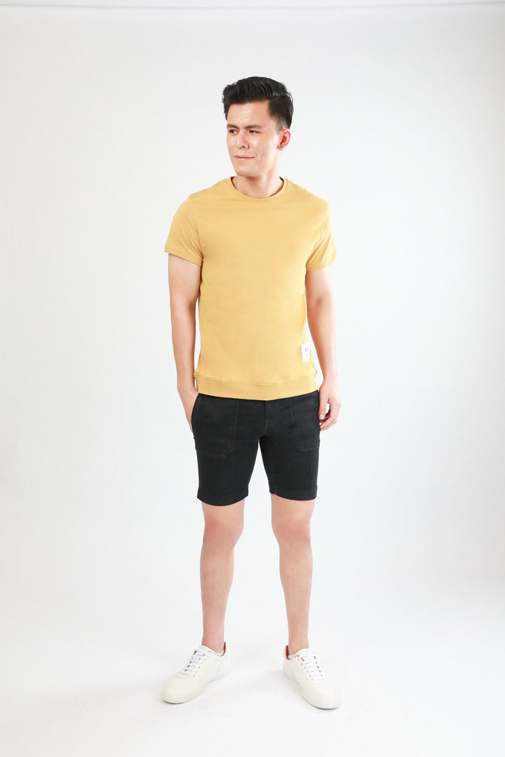 Ribbed Tee Khaki