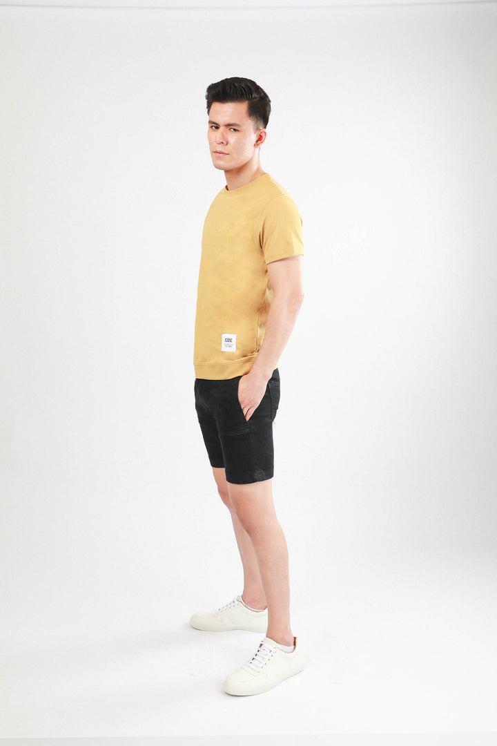 Ribbed Tee Khaki