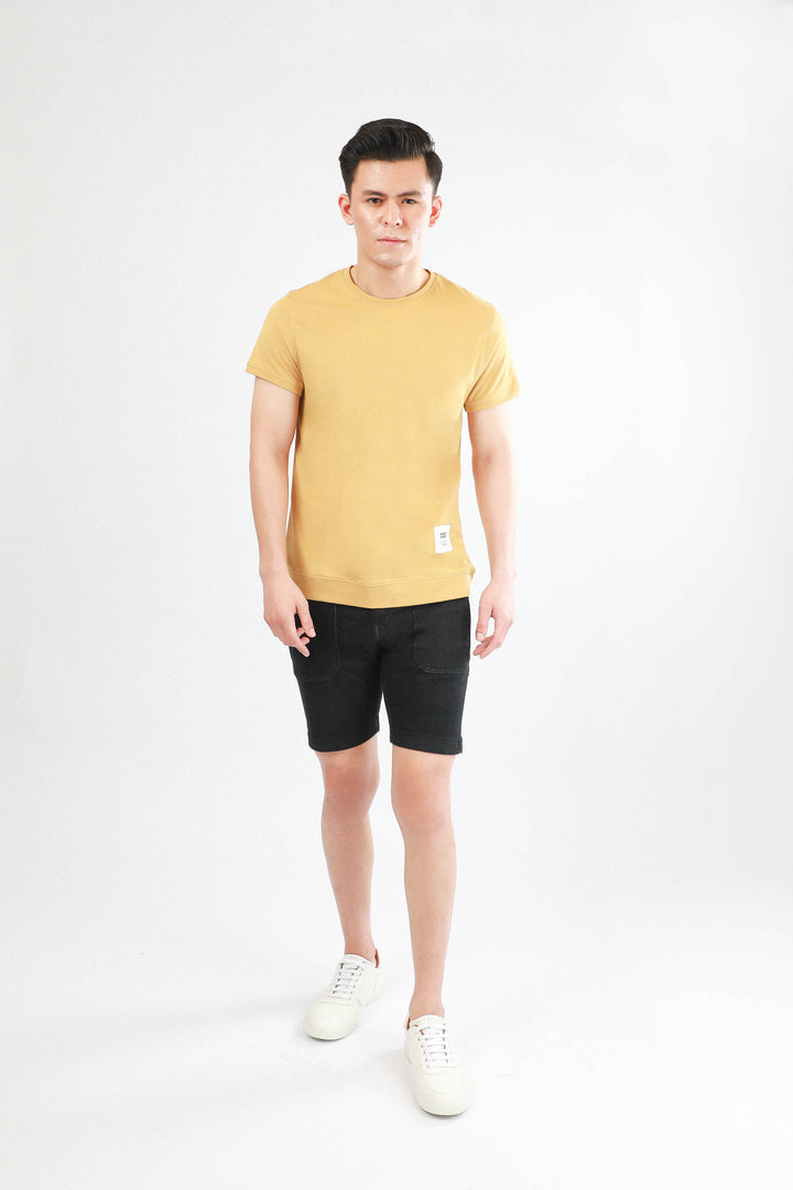 Ribbed Tee Khaki