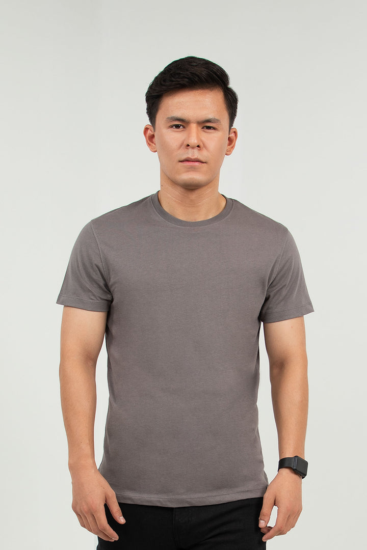 Crew Neck Tee Grey