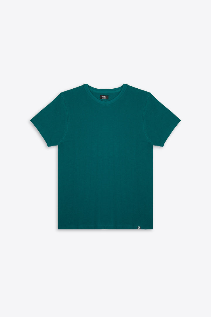 Textured Tee Teal