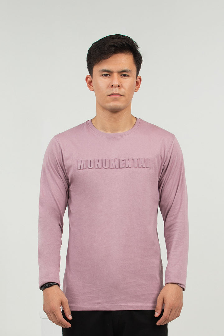 Emboss Tee Pink