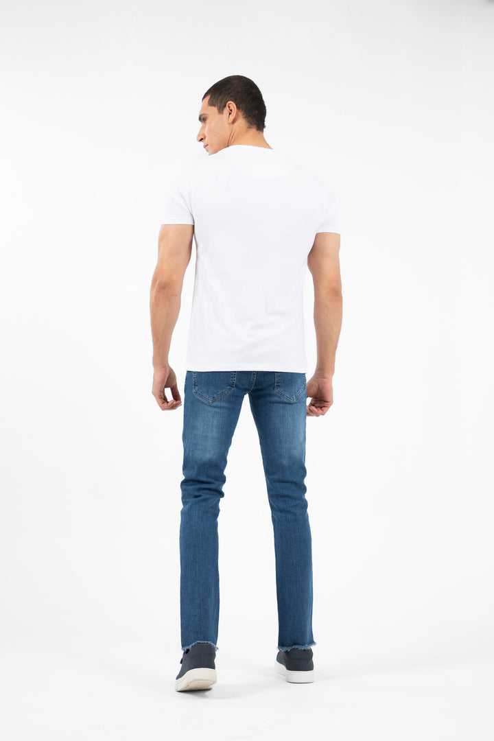 Basic V-neck White