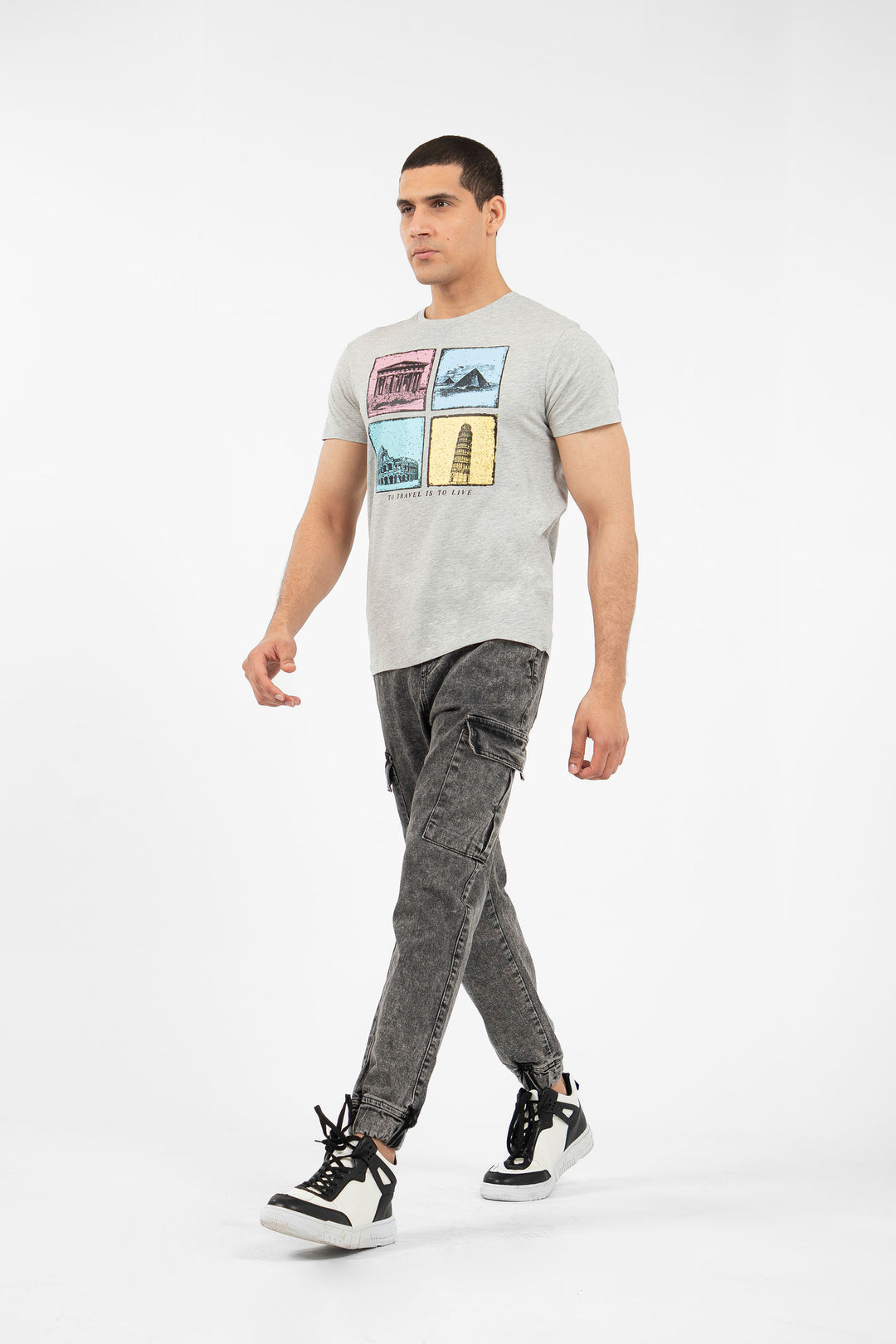 Landmarks Tee Grey