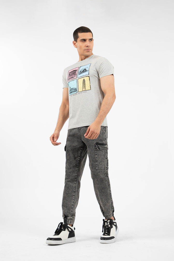 Landmarks Tee Grey