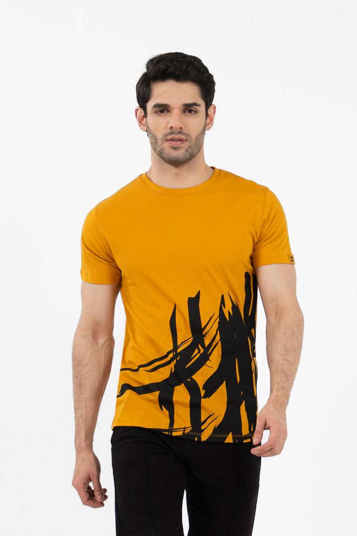 Graphic Tee Mustard