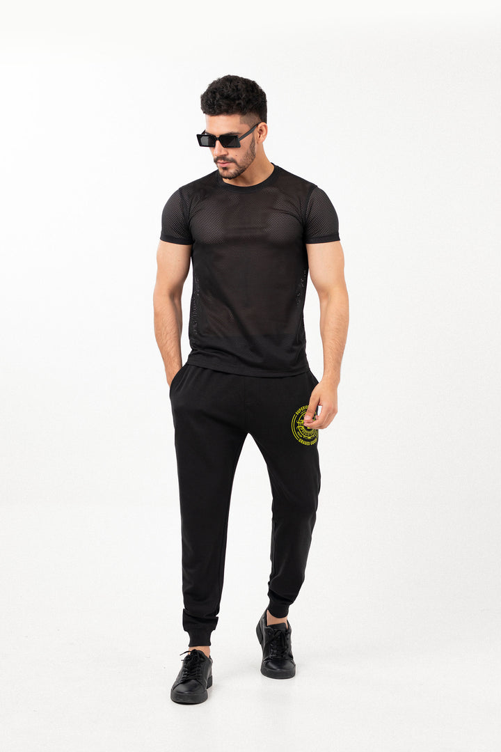 Mesh Tee Black