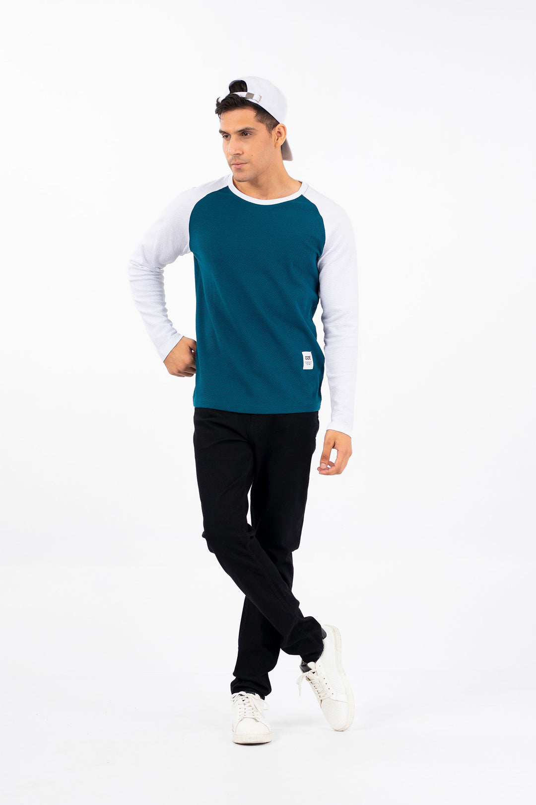 Textured Raglan Tee