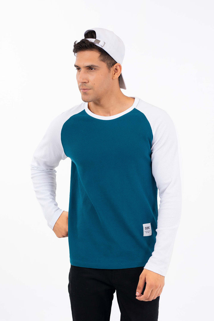 Textured Raglan Tee