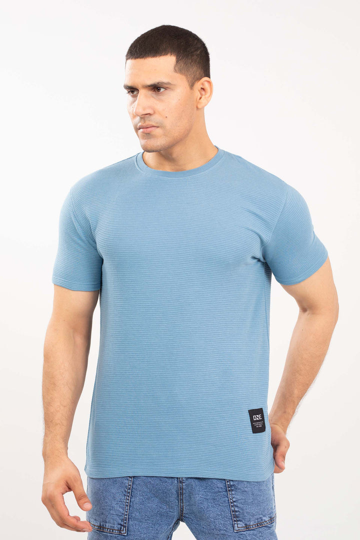 Textured Crew Neck