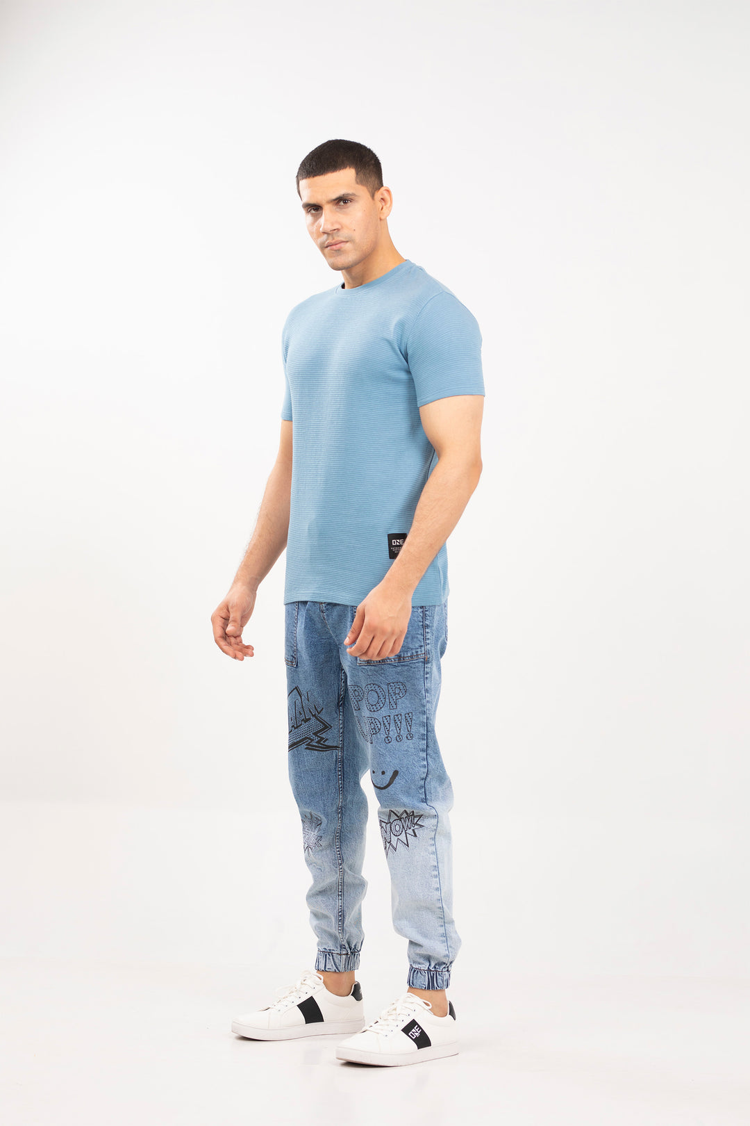 Textured Crew Neck