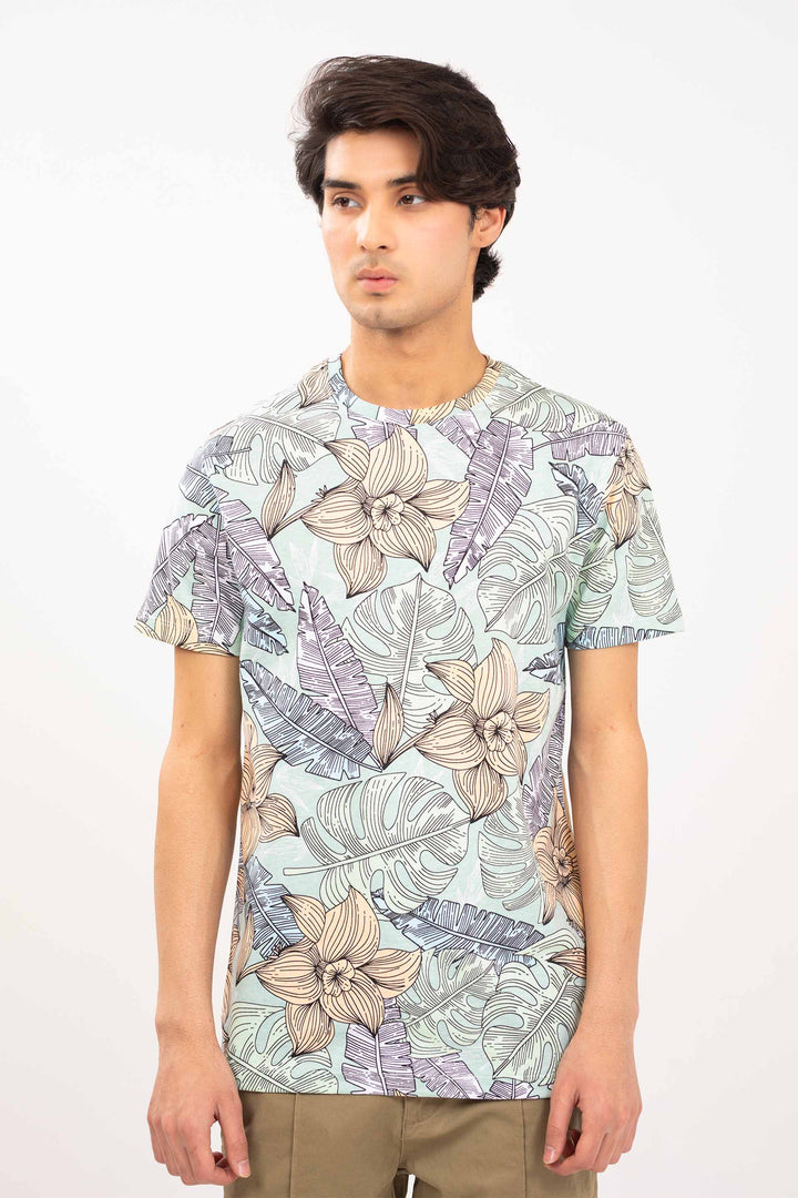 Tropical Printed Tee