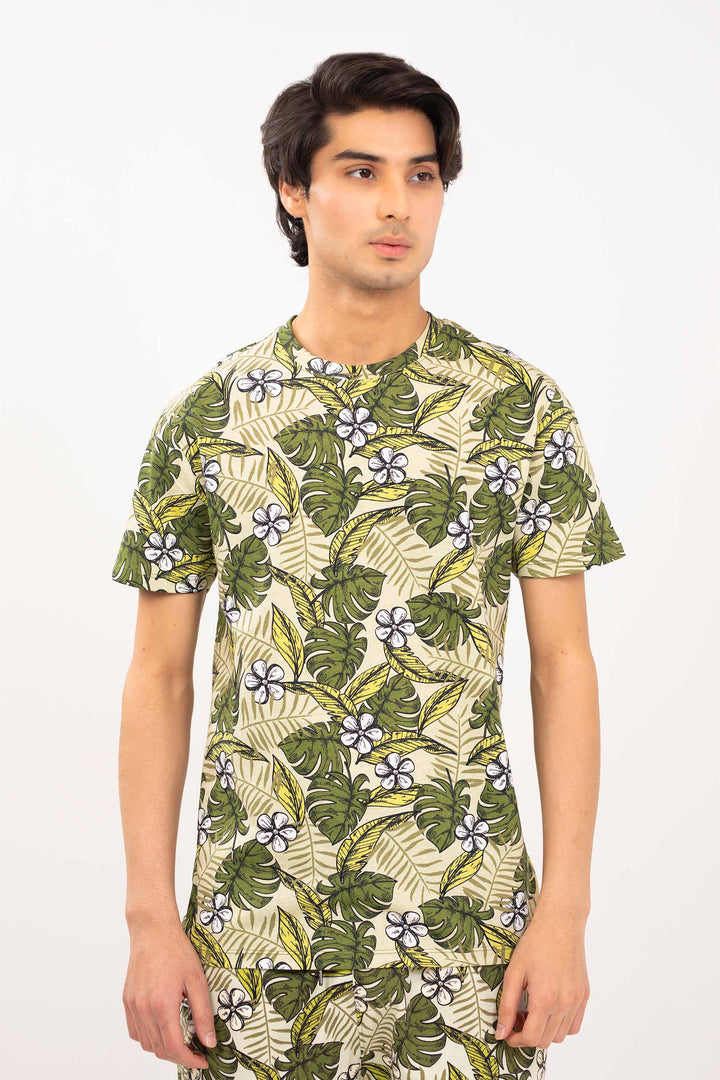 Tropical Printed Tee