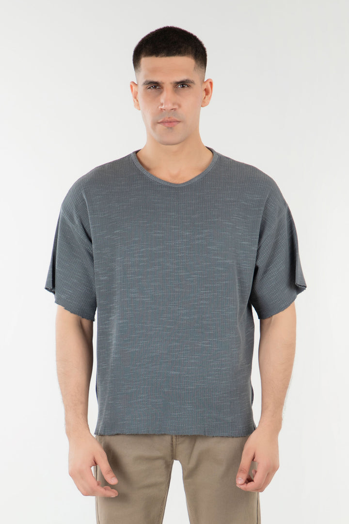 Textured Boxy Tee