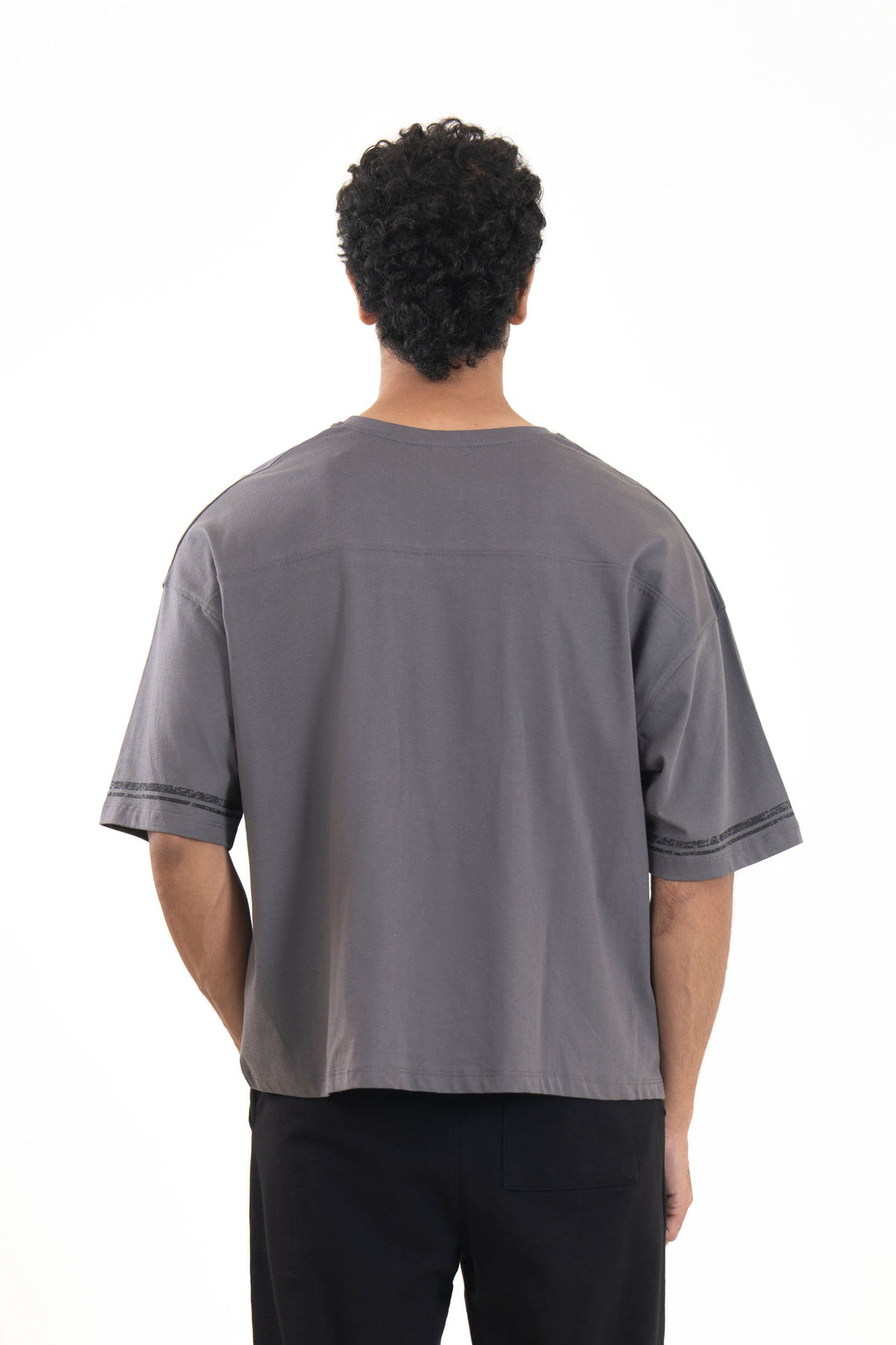Oversize V-Neck Sports Tee