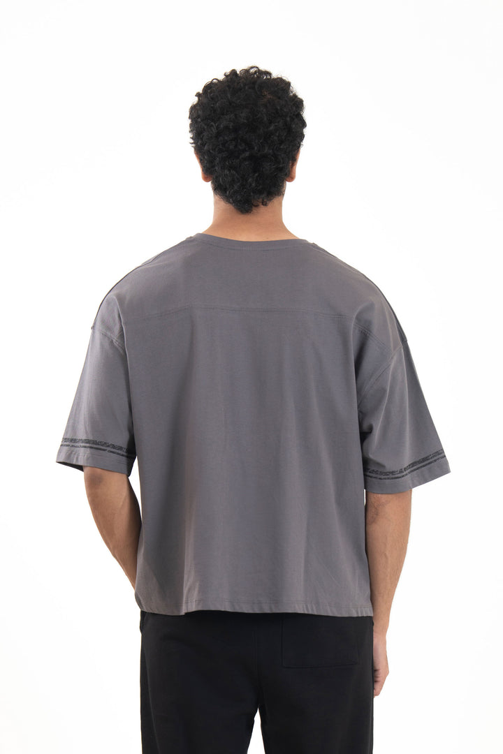 Oversize V-Neck Sports Tee