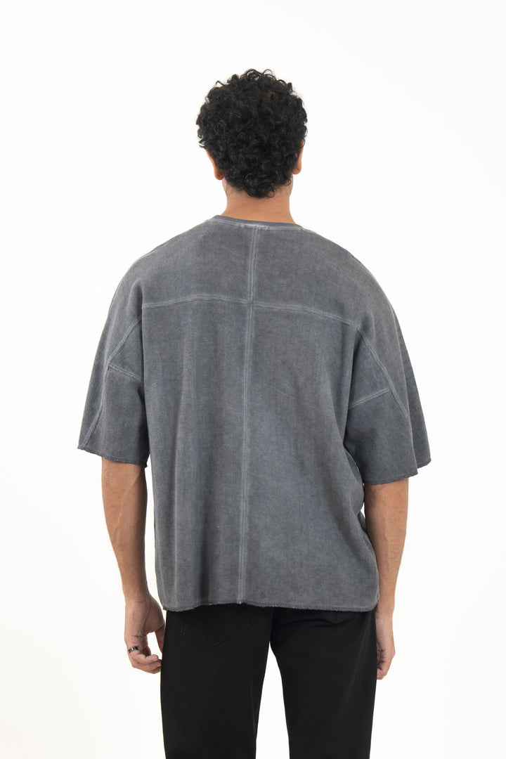 Oversize Textured Washed Tee