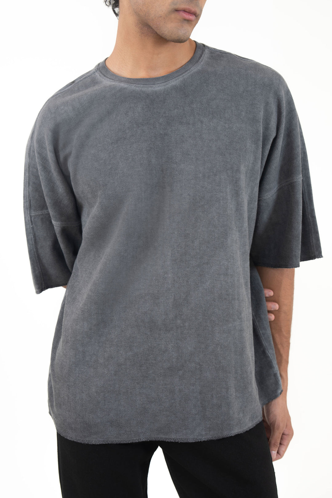 Oversize Textured Washed Tee
