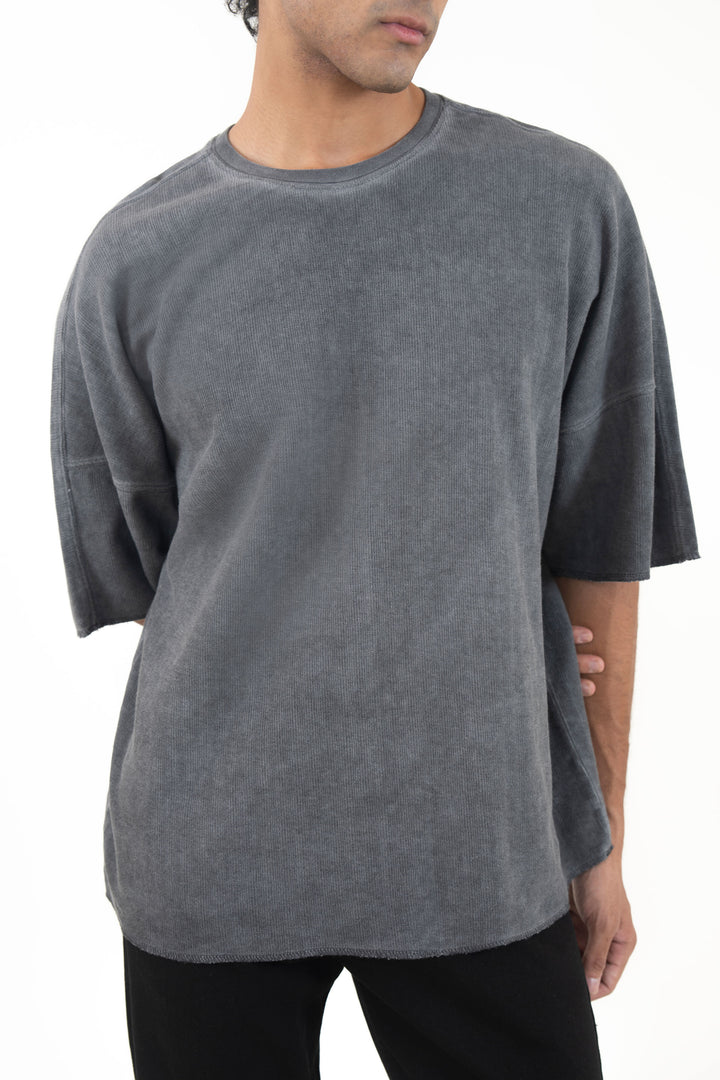 Oversize Textured Washed Tee
