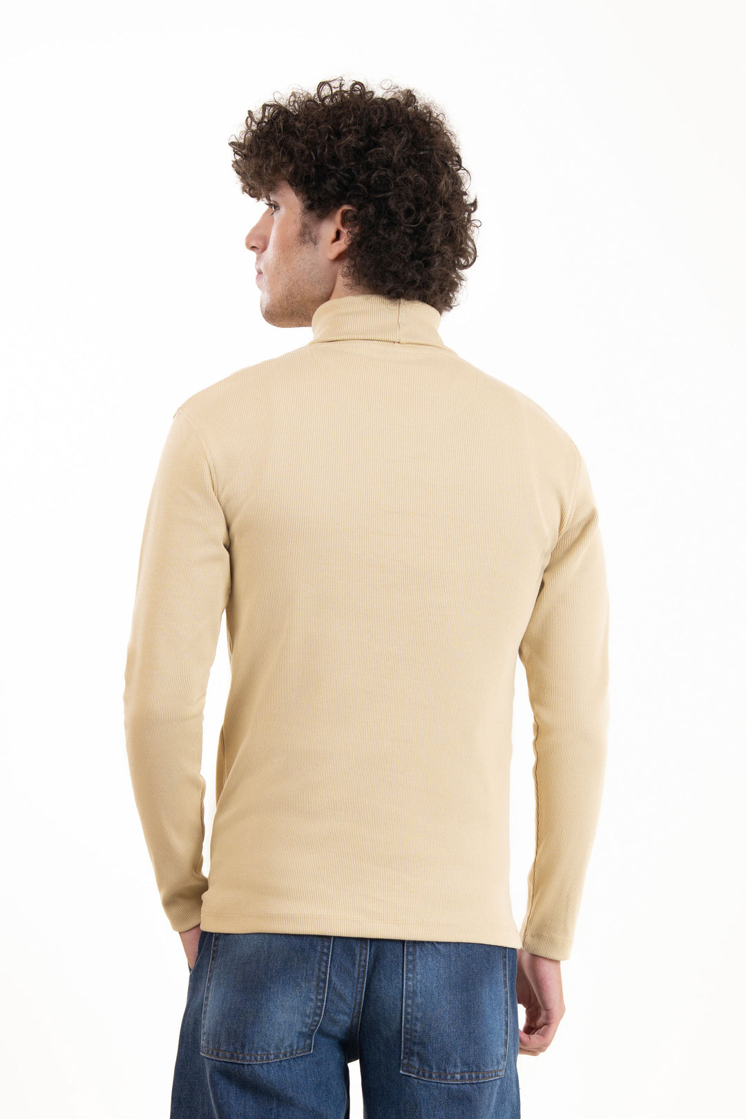Rib High Neck