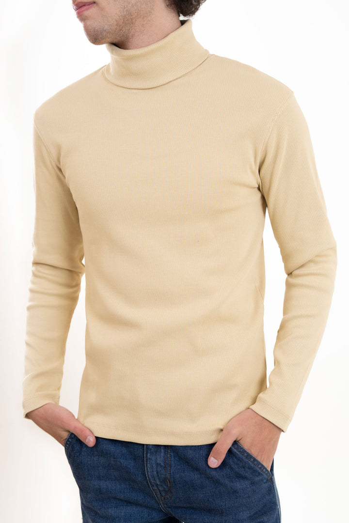 Rib High Neck