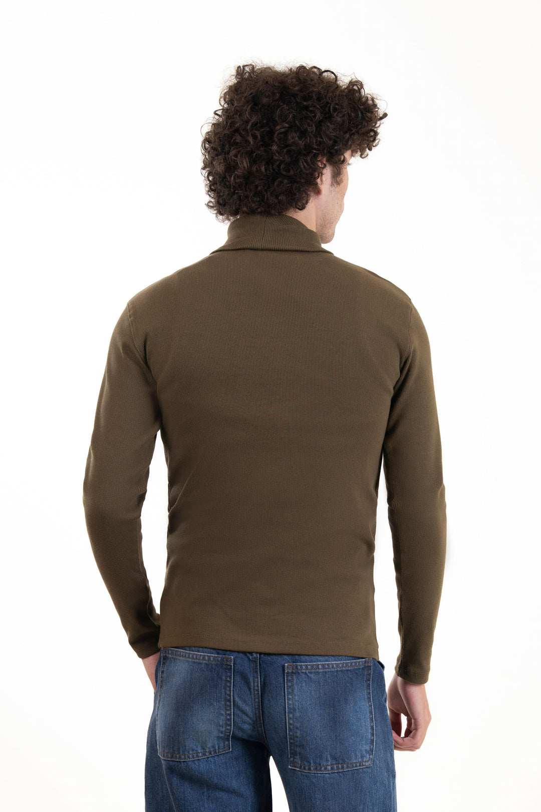 Rib High Neck