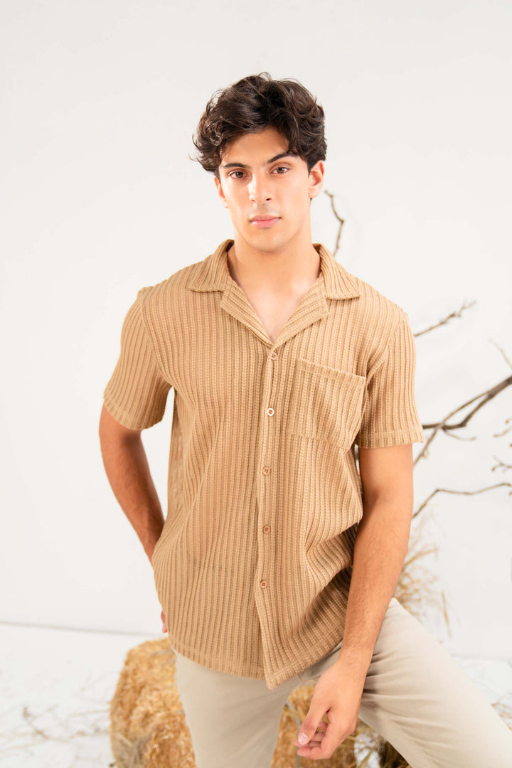 Textured Cuban Shirt