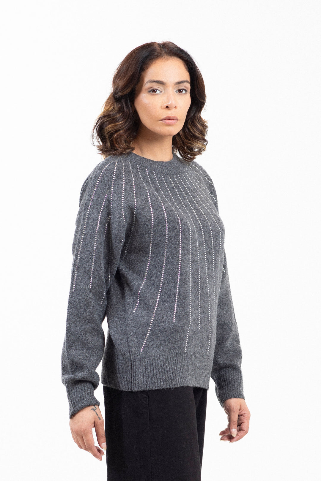 Rhinestones Sweater