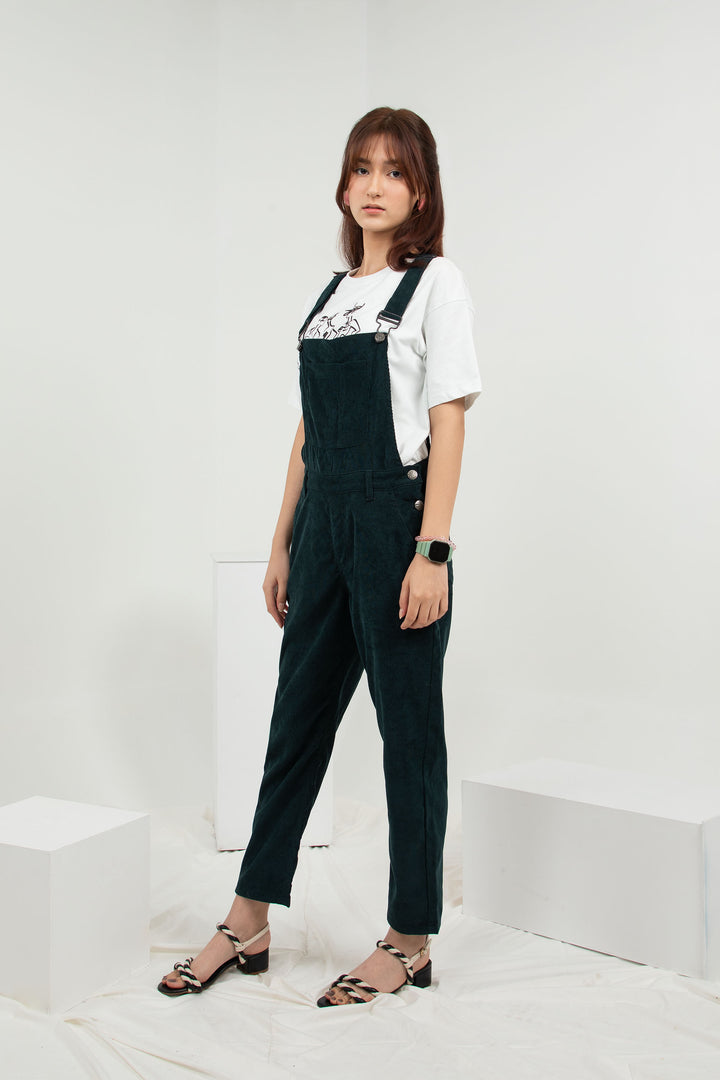 Corduroy Dungaree Teal