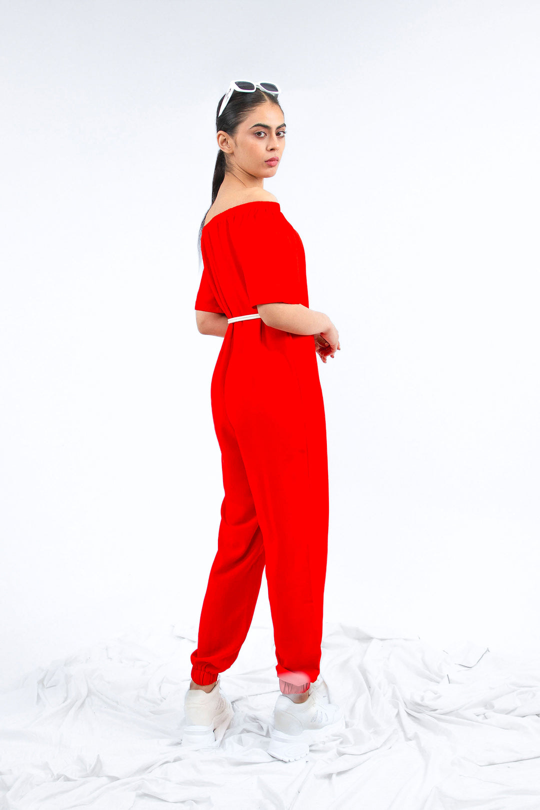 Off Shoulder Jumpsuit