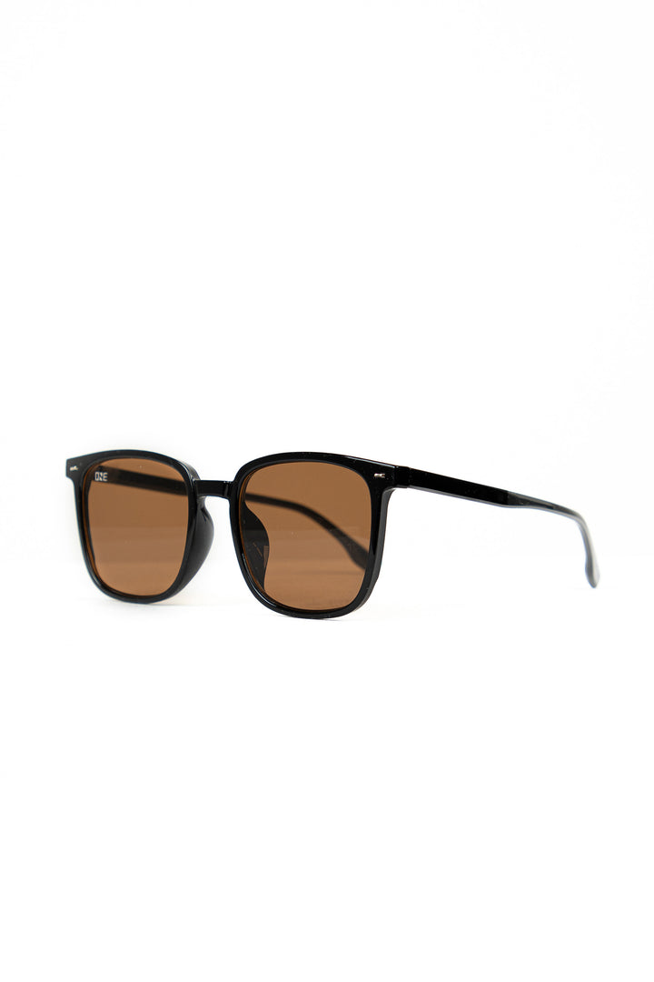 Square Glasses Brown