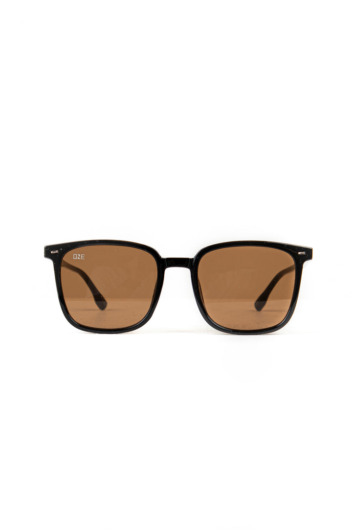 Square Glasses Brown