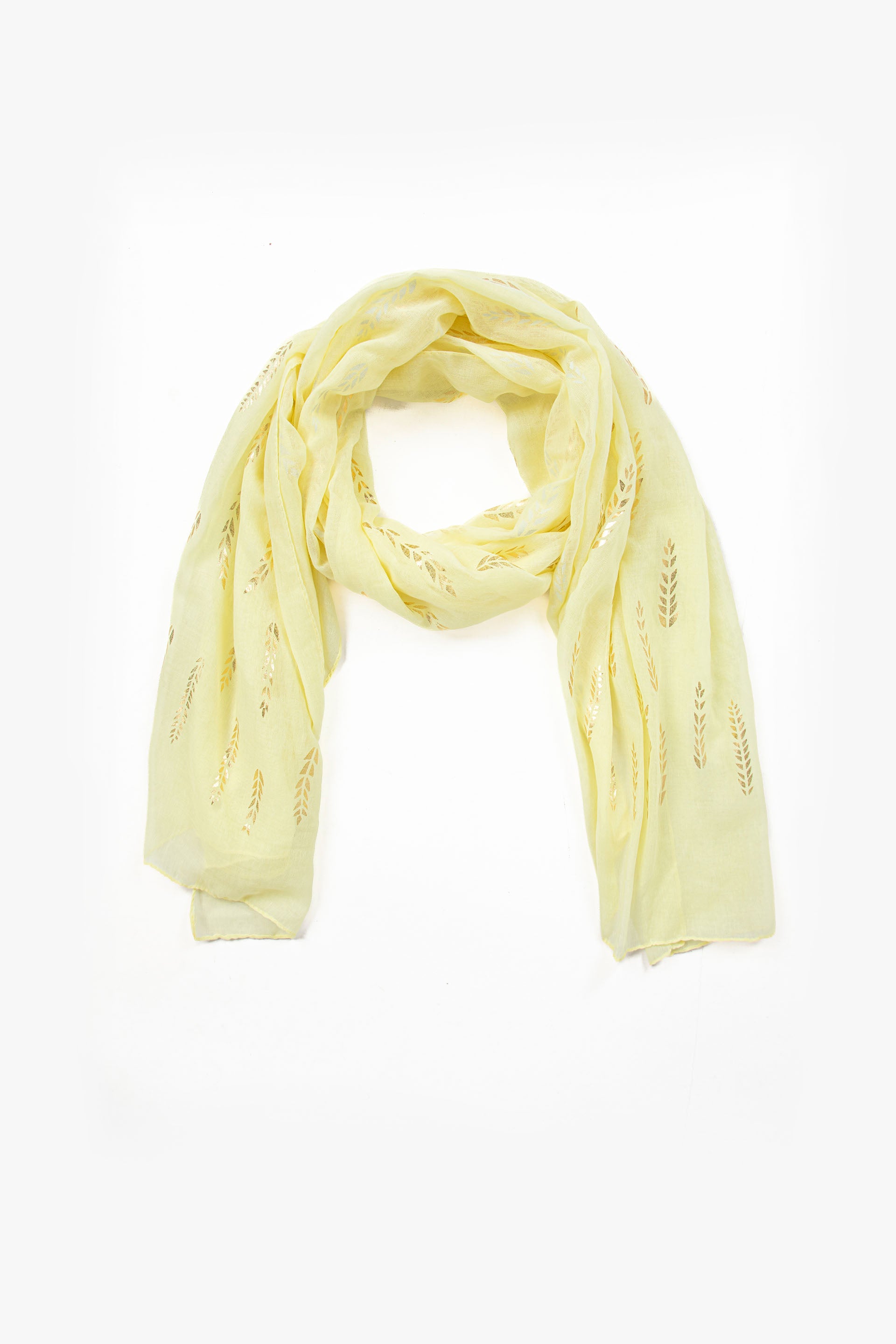 Shimmer Scarf Yellow