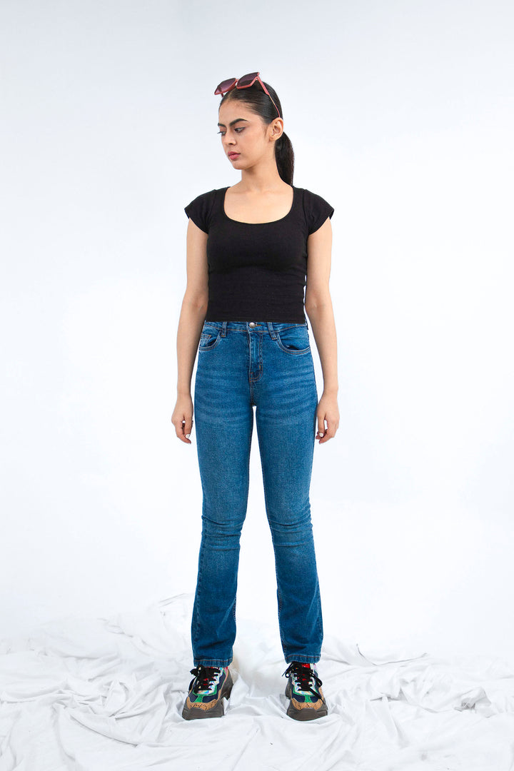 Mom Fit Jeans Blue